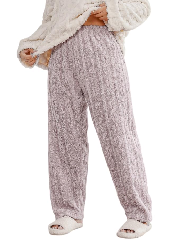 cayon fashion Cozy Woolen Pyjama Set for Women – Soft, Warm & Comfortable Lounge Wear for Winter Nights-picture-34