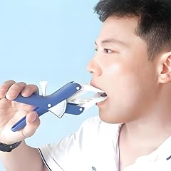 Flaring Mouth Opener Adjustable Distance with Angle Plate for Post-Surgery Rehabilitation Oral Care