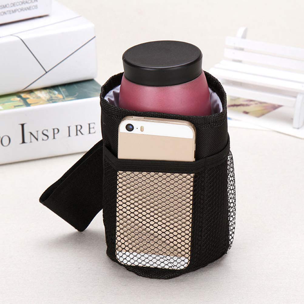 Portavasos Aislado para Cochecito, Impermeable, Acoplable, Portabotellas para la Mayoría de los Cochecitos, Portavasos con Barra Antivuelco para UTV, Silla de Ruedas,