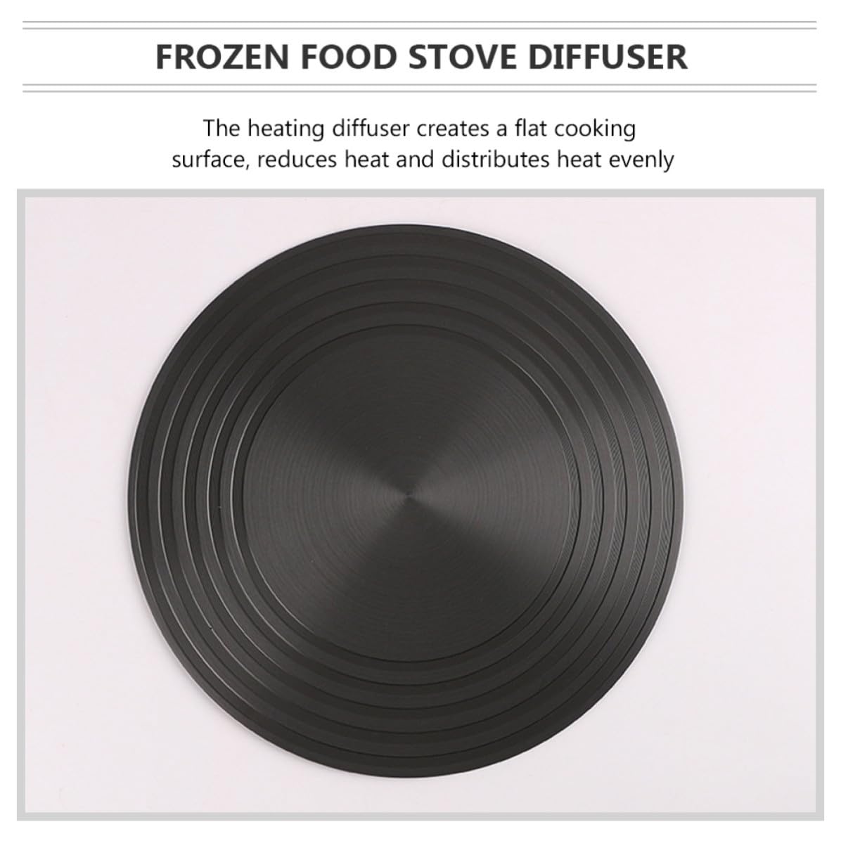 Placa Difusora de Calor Redonda de Aluminio de 28 Cm para Estufa de Gas, Distribución Uniforme del Calor y Protección contra Quemaduras, Adecuado para Cocina Doméstica