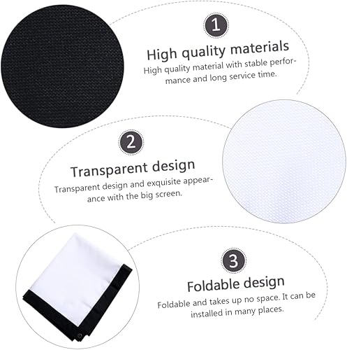 Miniatura 8 de Mobestech Pantalla de sombra Pantalla portátil Pantalla de proyector al aire libre Pantalla de proyector portátil Pantalla de proyector Pantalla de