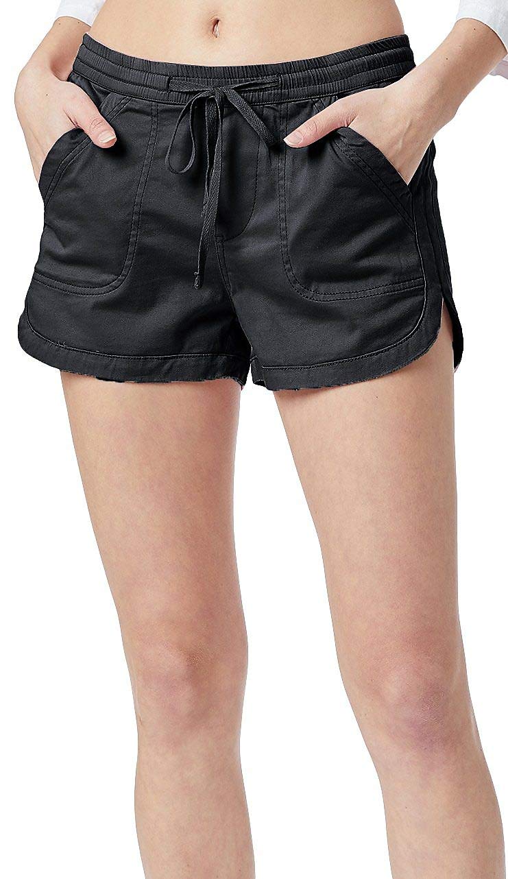 Unionbay Womens Drawcord Pull-on Soft Sateen Short
