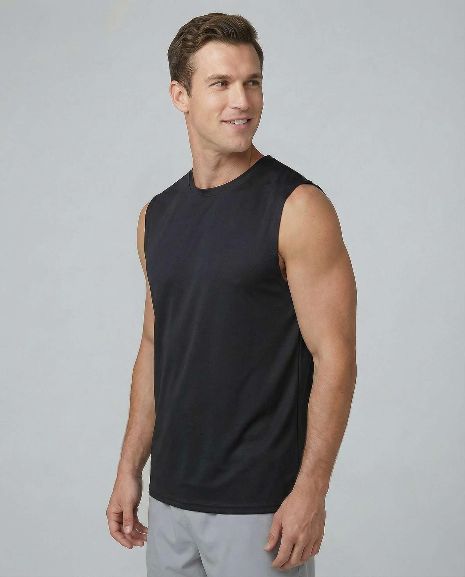 Real Essentials Herren Sportlich Yoga-Shirt (5er Pack)