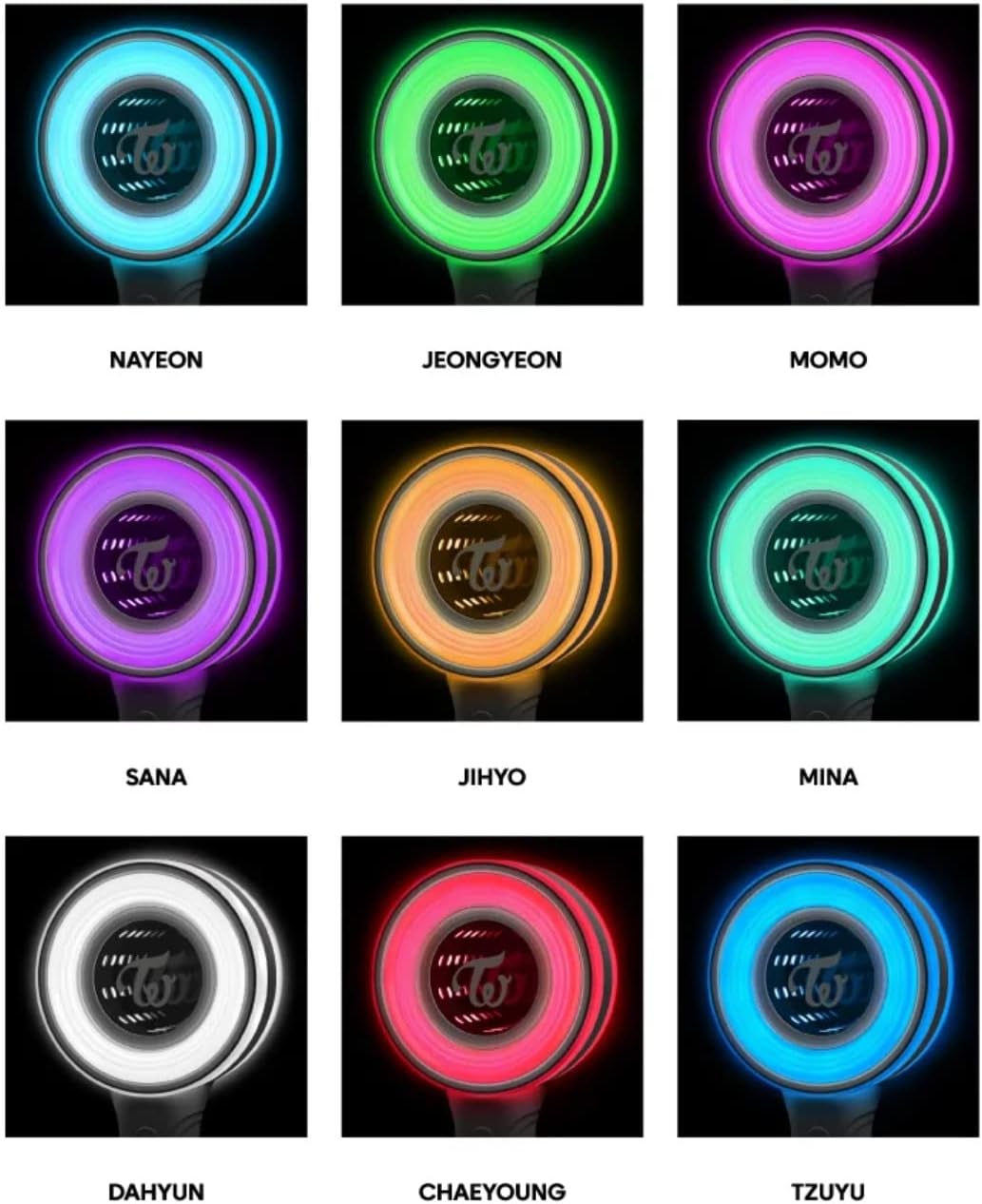 Lightstick Colors TWICE Official Lightstick Ver.3 Candybong