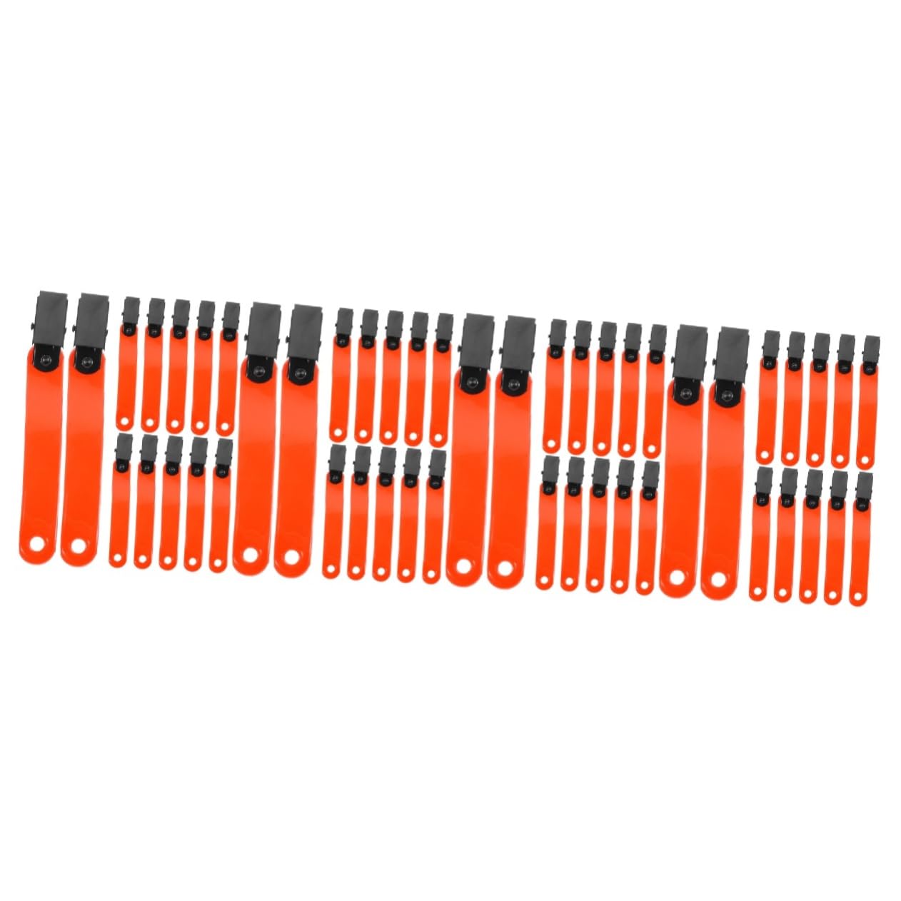 VANZACK Porte-étiquette Fluorescent Réflecteur Marqueurs D'allée Clip De Marquage De Sentier Clips Réfléchissants Matériel Et Accessoires De Camping PVC