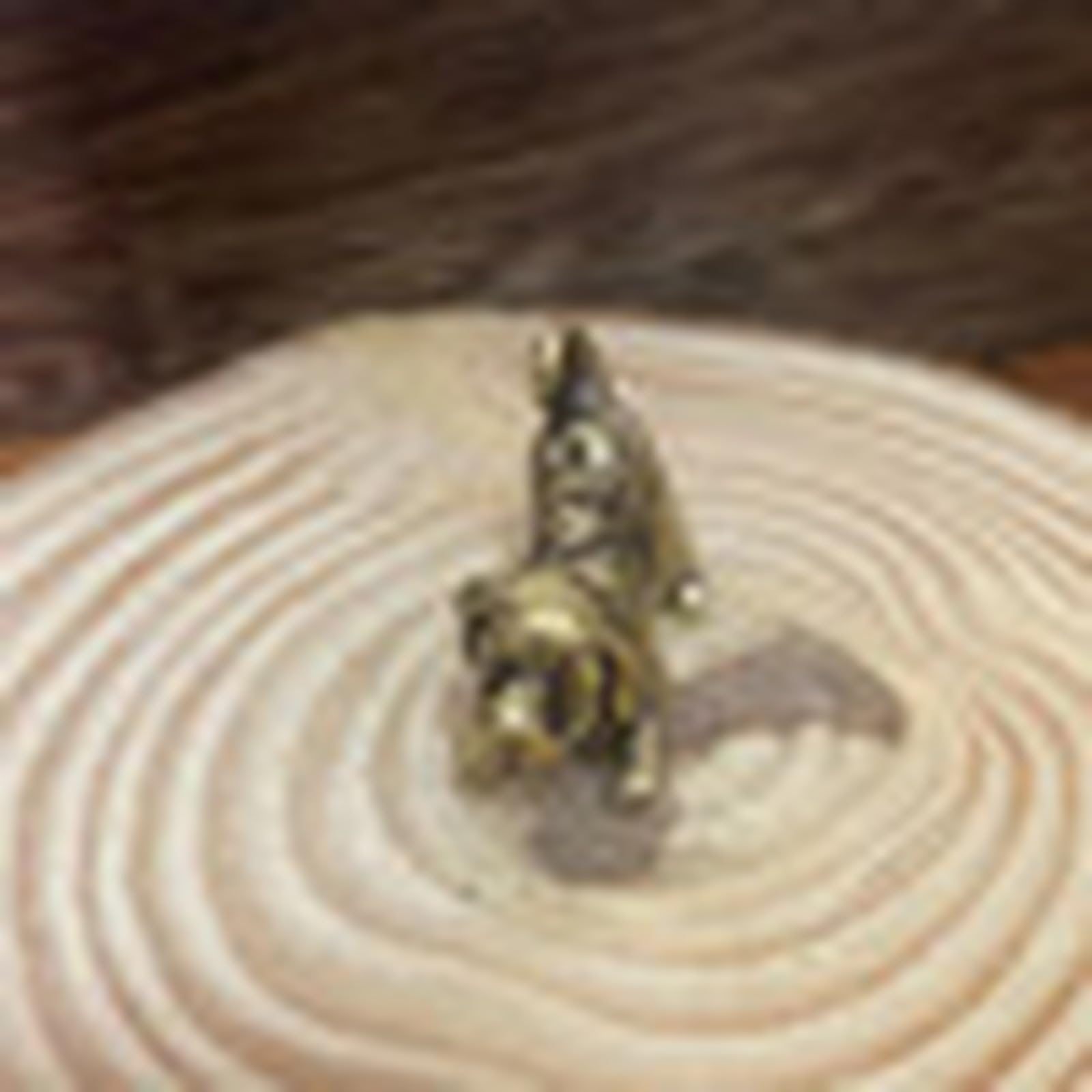 NBKLSWSUI Handmade Brass Keychain Sculpture For Men's Office Desk&man Cave Vintage Decor Unique Feng Shui