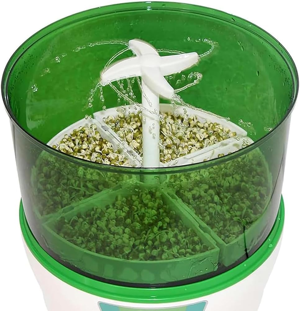 Máquina automática de brotes de frijoles, herramientas eléctricas de germinación de semillas con temperatura constante inteligente para una brotación eficiente y de bajo consumo