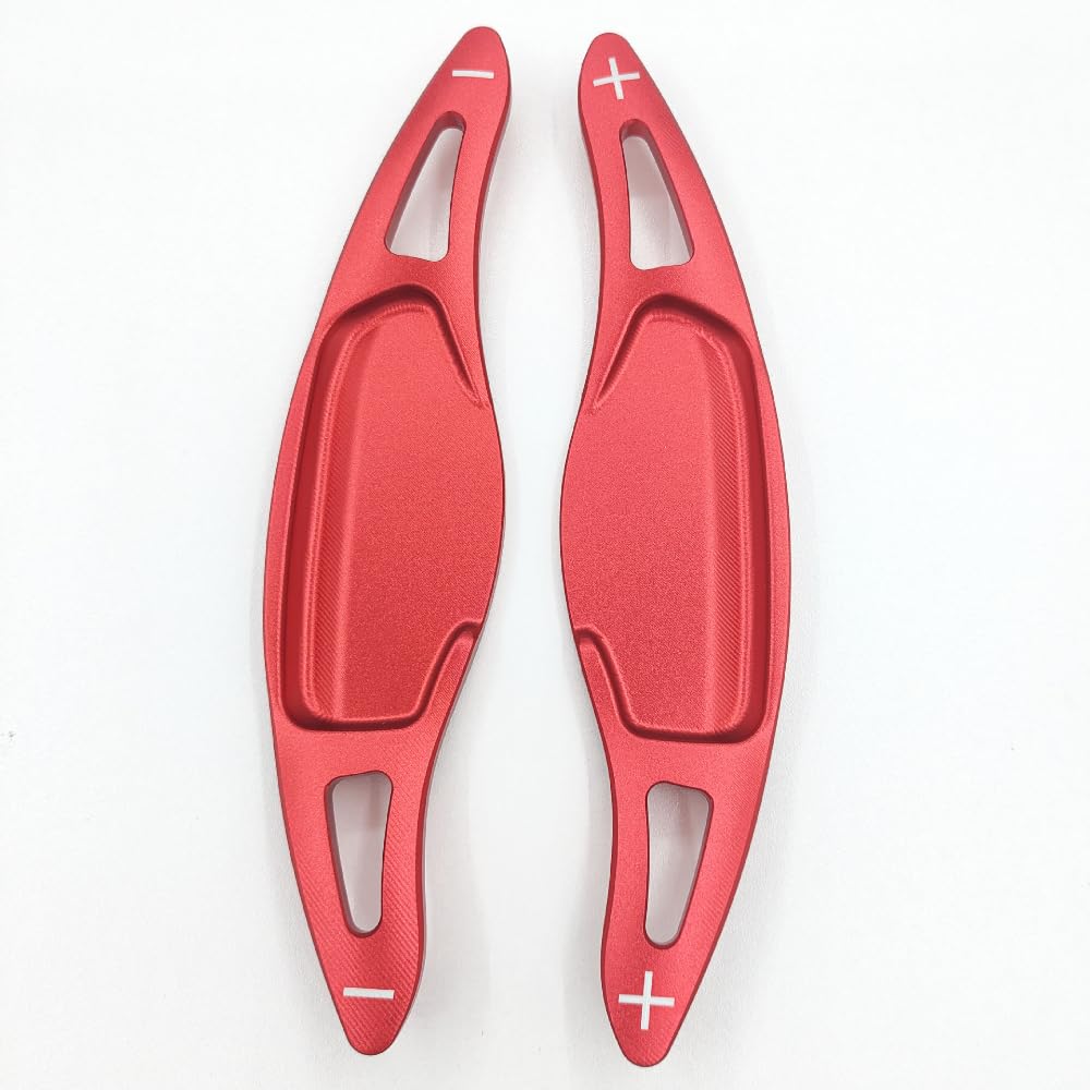 SMOXNMYXH 2PCS Car Wheel Paddle Shifter Steering, for Kia Stinger Paddle Shifter Extended Cover Steerin Interior Accessories,C