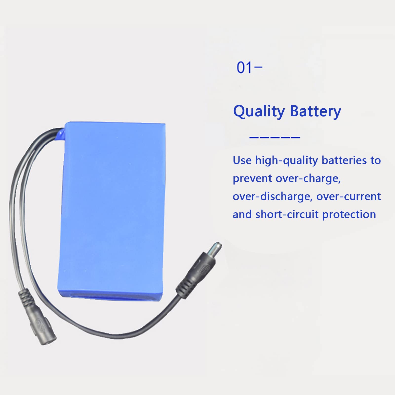 Amazon.co.jp: DC 24V充電式リチウムイオン電池パック 15000mAh