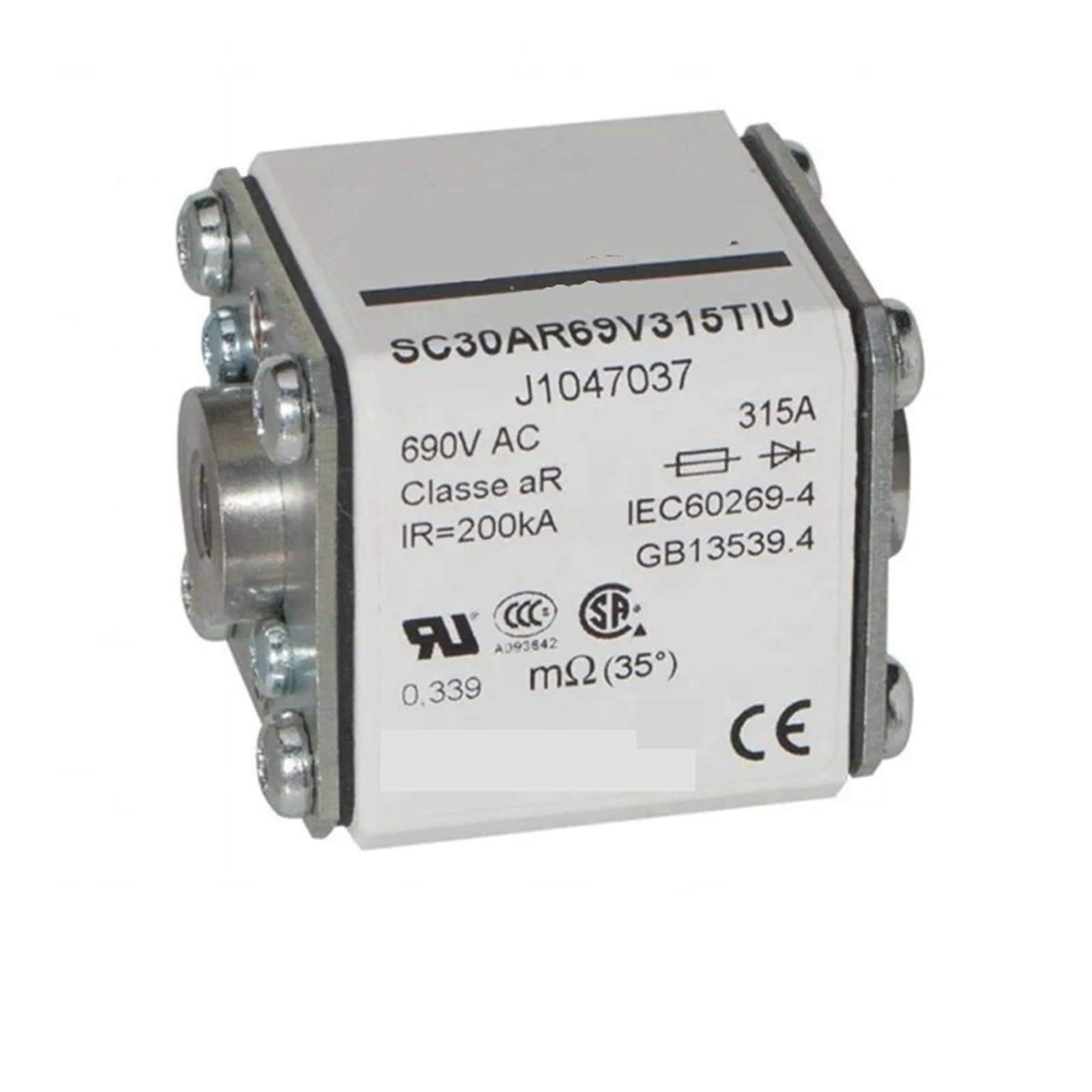 Fusible SC30AR69V200TI Z1047028 ultra rapide contre les surcharges electriques