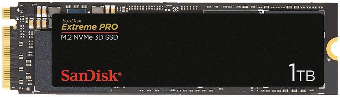 Extreme PRO 1 TB M.2 NVMe 3D SSD, Black