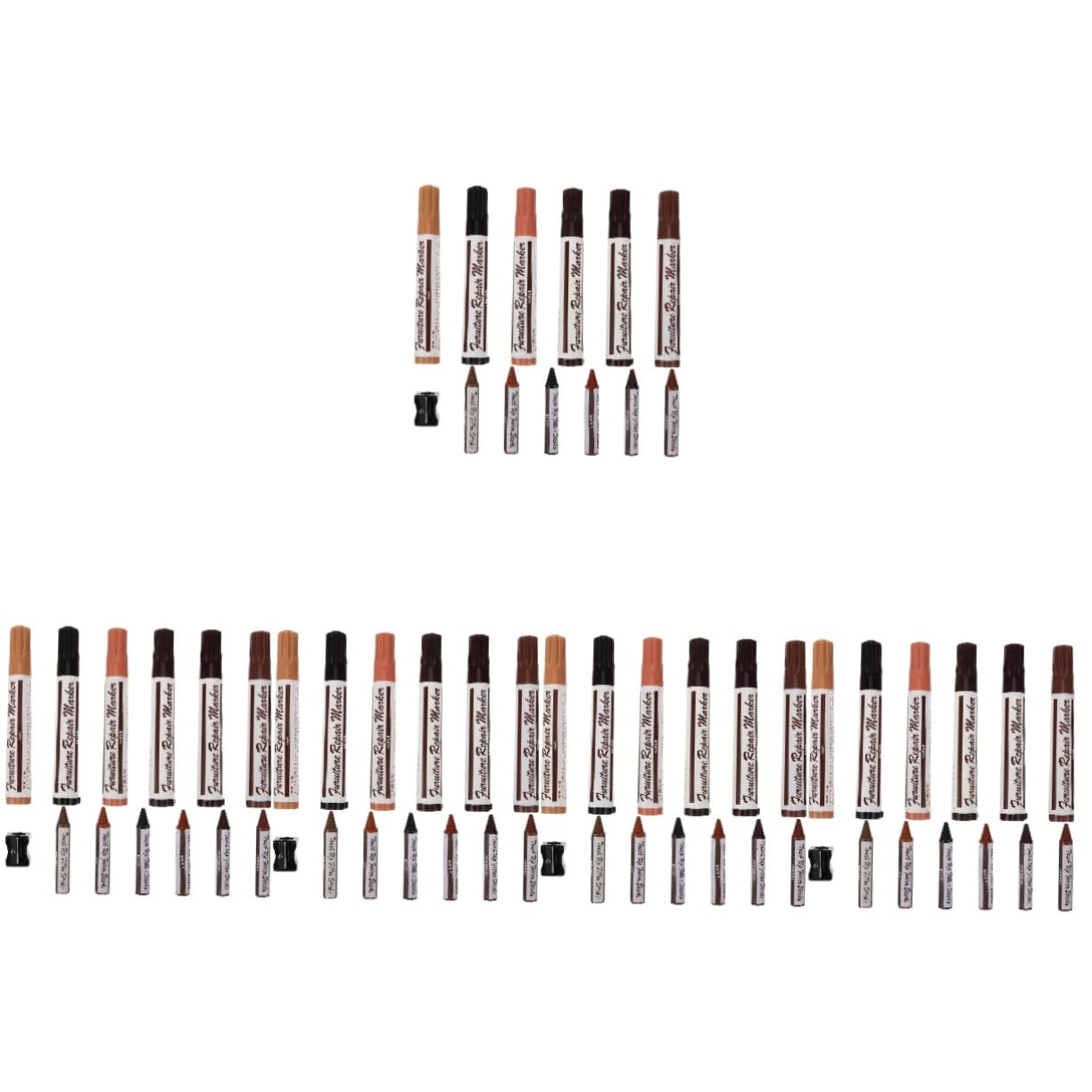 5 Juegos bolígrafo reparador de rayones kit de reparación de paneles de yeso rascar reparador de arañazos rotulador reparador madera marcadores de pintura portátiles el plastico Healeved