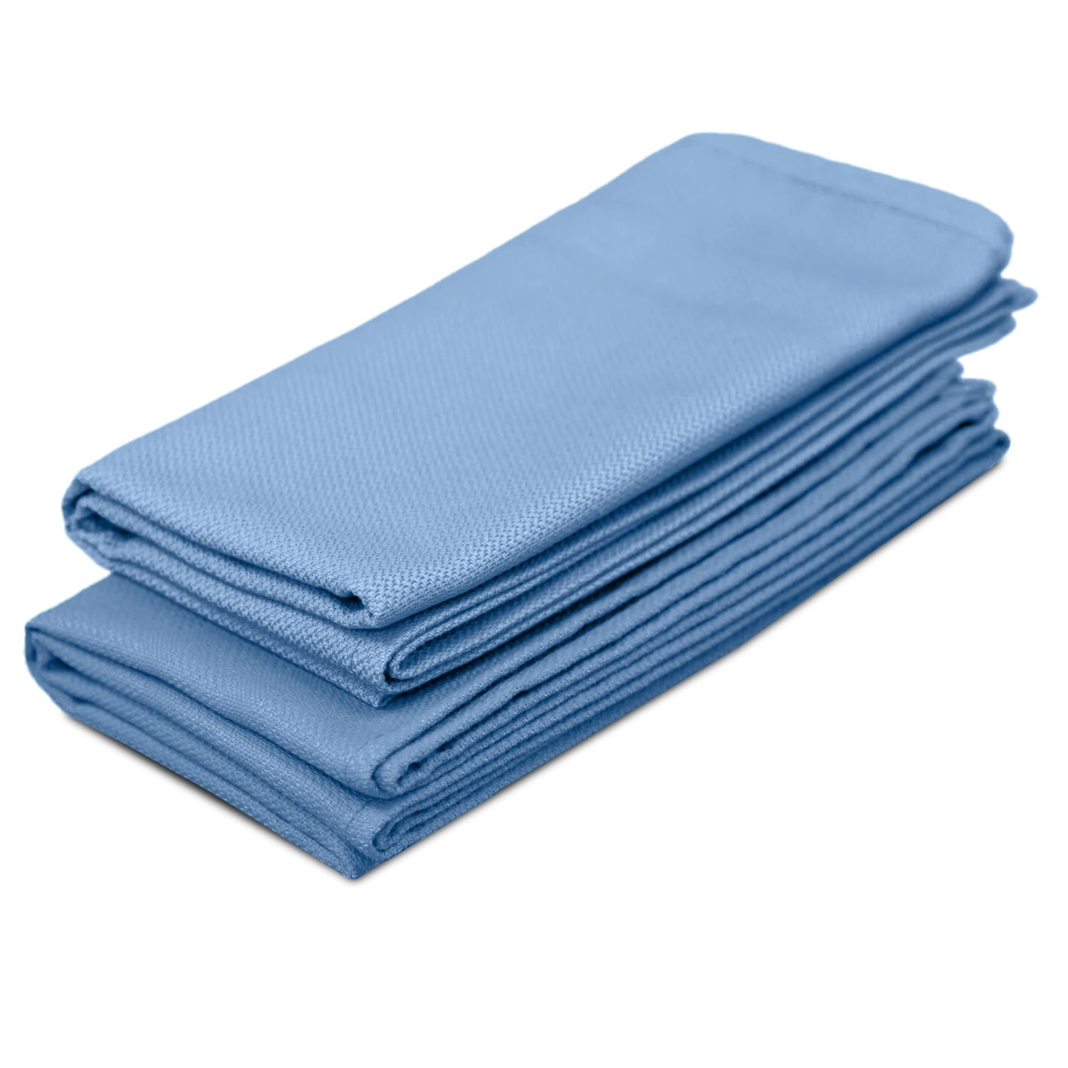 Avalon Towels Asciugamani chirurgici Huck (confezione da 12), dimensioni 43,2 x 66 cm, 100% cotone, panni per la pulizia multiuso, perfetti per ospedali e casa (blu)