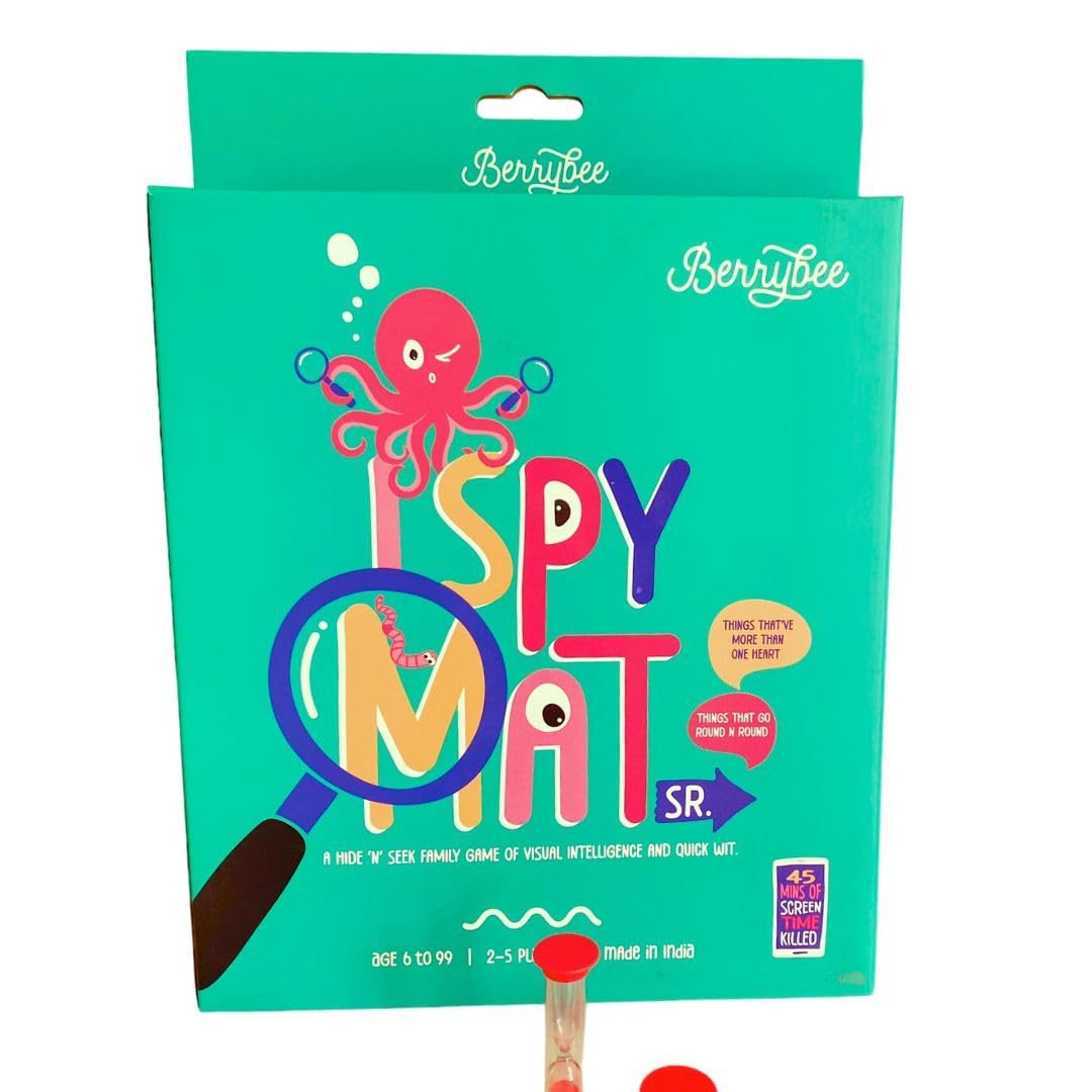 Berrybee I SPY MAT -Detective I Spy Game Memory Game for Kids Families Party, Matching Game, Play Mat | Board Game Educational Toys for Kids Toddlers 6,7,8,9,10 Years Old Boys & Girls Gift (Senior) (B0D3X6RD2F) Amazon Price History, Amazon Price Tracker