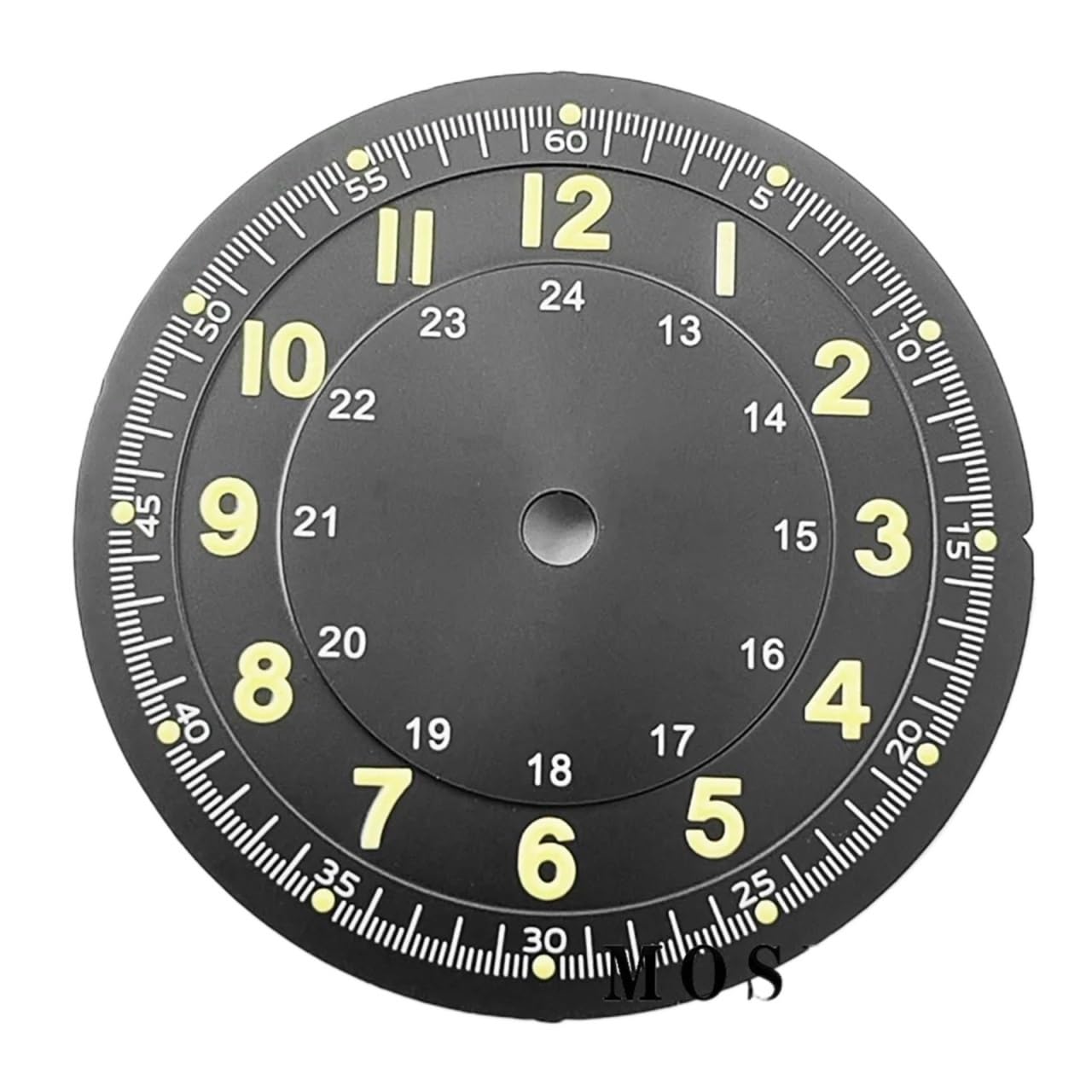 1pc 29mm tarcza zegarka dla NH35 NH36 Miyota 8215 8205 821A DG2813 3804 zielony świecący czarny/niebieski zegarki mechanizm automatyczny części(Dial 2)
