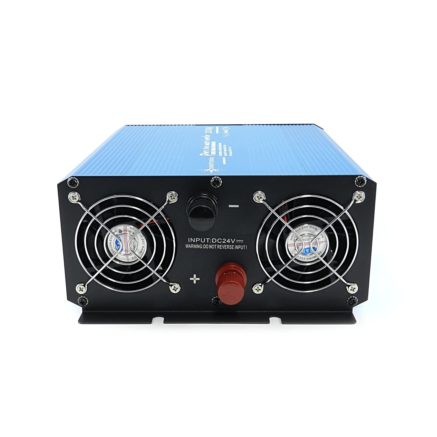 solartronics Spannungswandler TS2000 24V 2000/4000 Watt Reiner Sinus blau Solar Inverter Wechselrichter Umrichter USB AC Steckdose