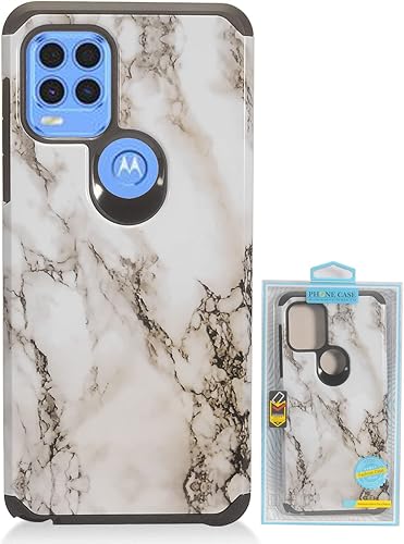 Miniatura 3 de Para Motorola Moto G Stylus 5G (2021) XT2131 - Funda para teléfono con imagen - AD1 mármol blanco