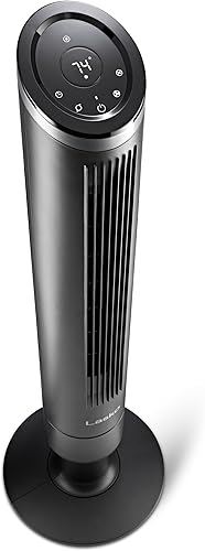 Miniatura 13 de LASKO Apex - Ventiladores de torre oscilantes silenciosos de 42 a 29 piess, flujo de aire de 28 dB, oscilación de 90, temporizador de 12 horas,