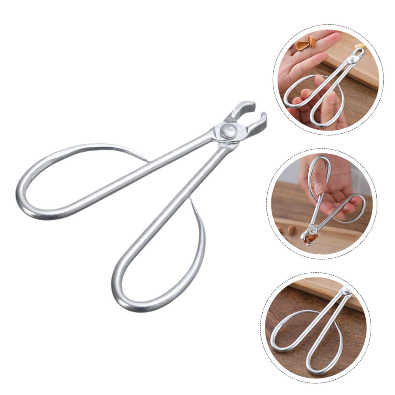 Pine Nut Cracker Nut Opener Metal Tool for Household Sunflower Melon Opener