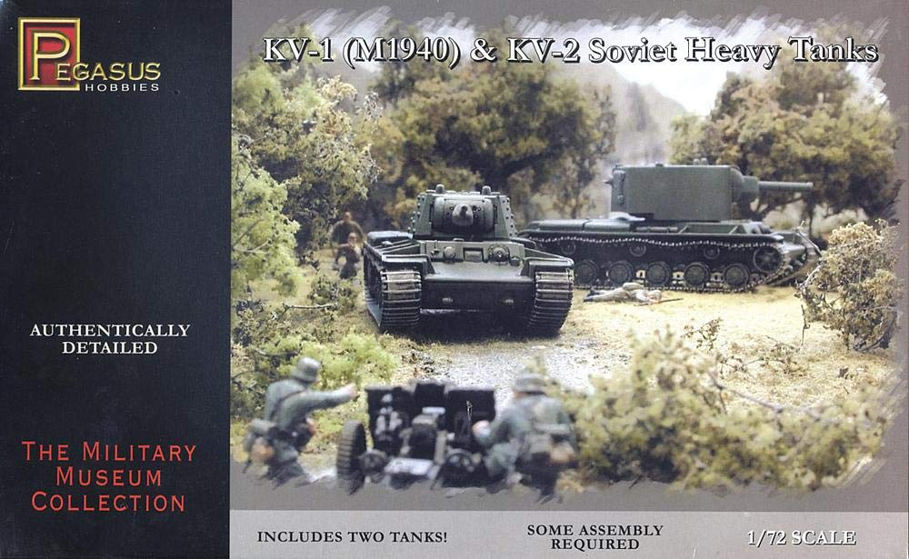 Pegasus Hobby KV-1 (M1940) & KV-2 Soviet Heavy Tanks