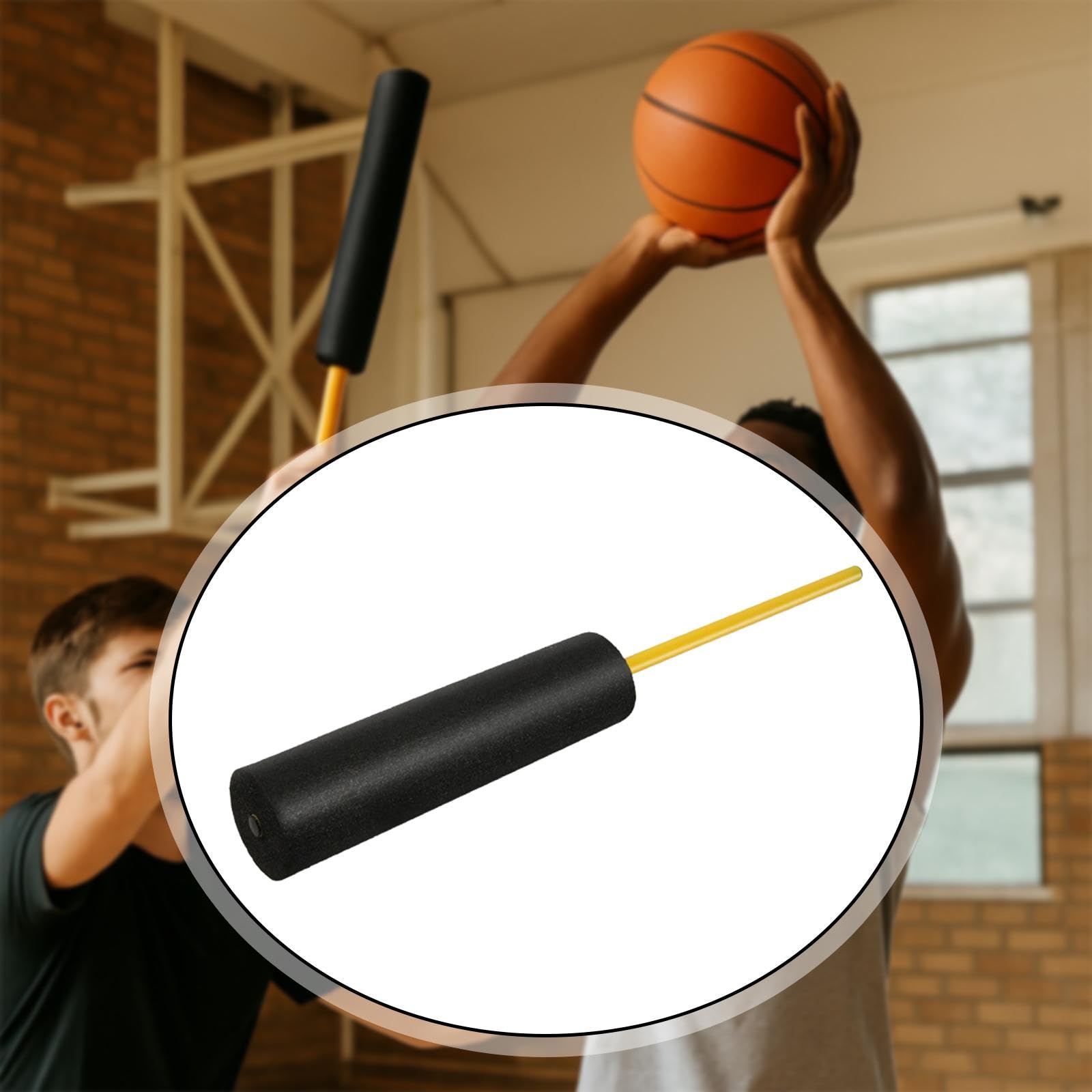 Protector de bloqueo acolchado para equipo de entrenamiento de 30.3 pulgadas, ayuda de práctica de defensa de baloncesto