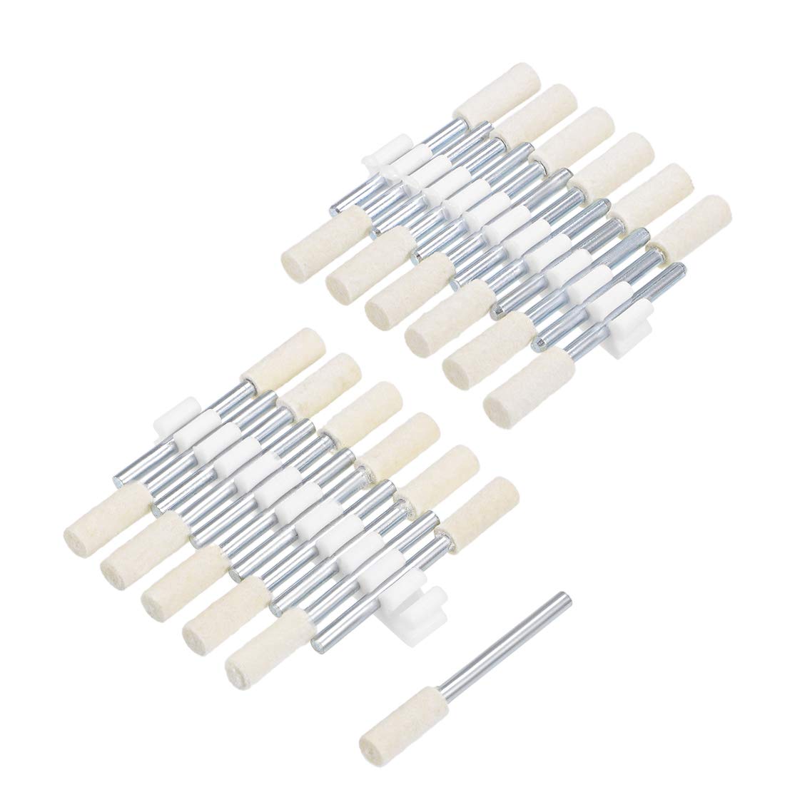 Wool Felt Polishing Bits - Buffing Wheels -14 Wool Felt Polishing Bits - Buffing Wheels -14