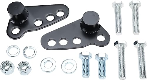 BTSHUB 1 par de piezas traseras ajustables de 1 a 3 pulgadas compatible con Harley Touring Electra Glide Street Glide Road King 2002-2015, bloques