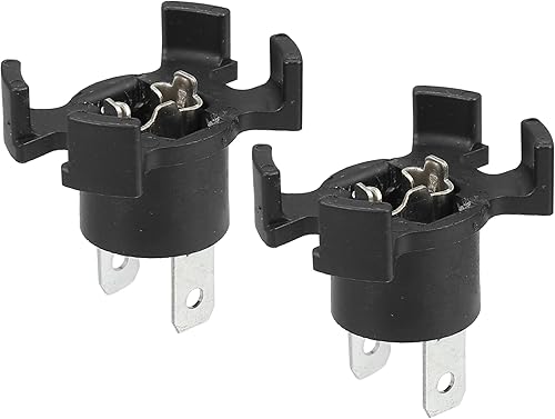 uxcell No.33116S6M003 H1 Adaptador de soporte de enchufe de bombilla para faros delanteros para Honda Odyssey 2005-2008 2pcs