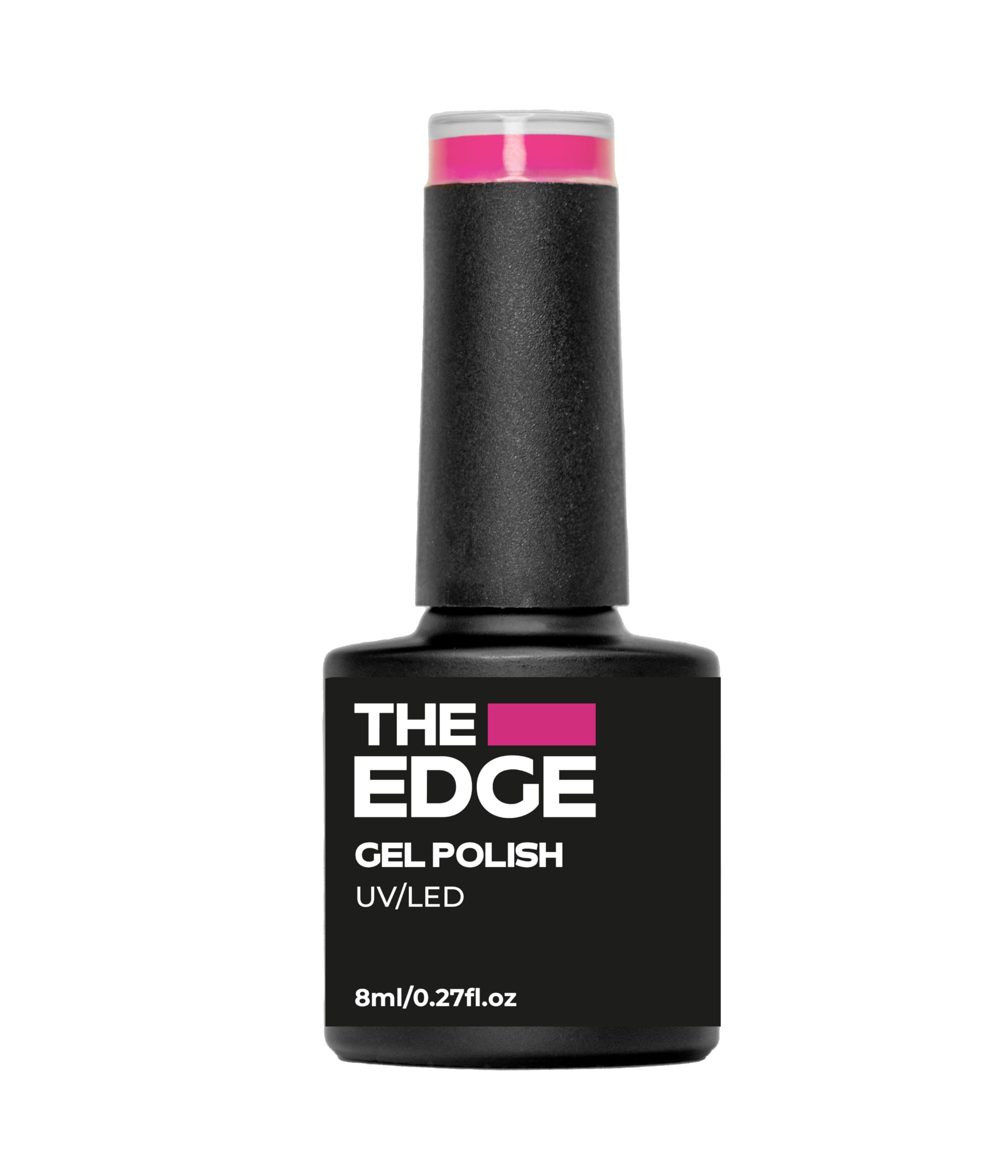 THE EDGE Gel Nail Polish 8ml - The Coral Pink - UV/LED Manicure/Pedicure for Salon & Home Use, Highly Pigmented/Long Lasting/2-Coat Coverage