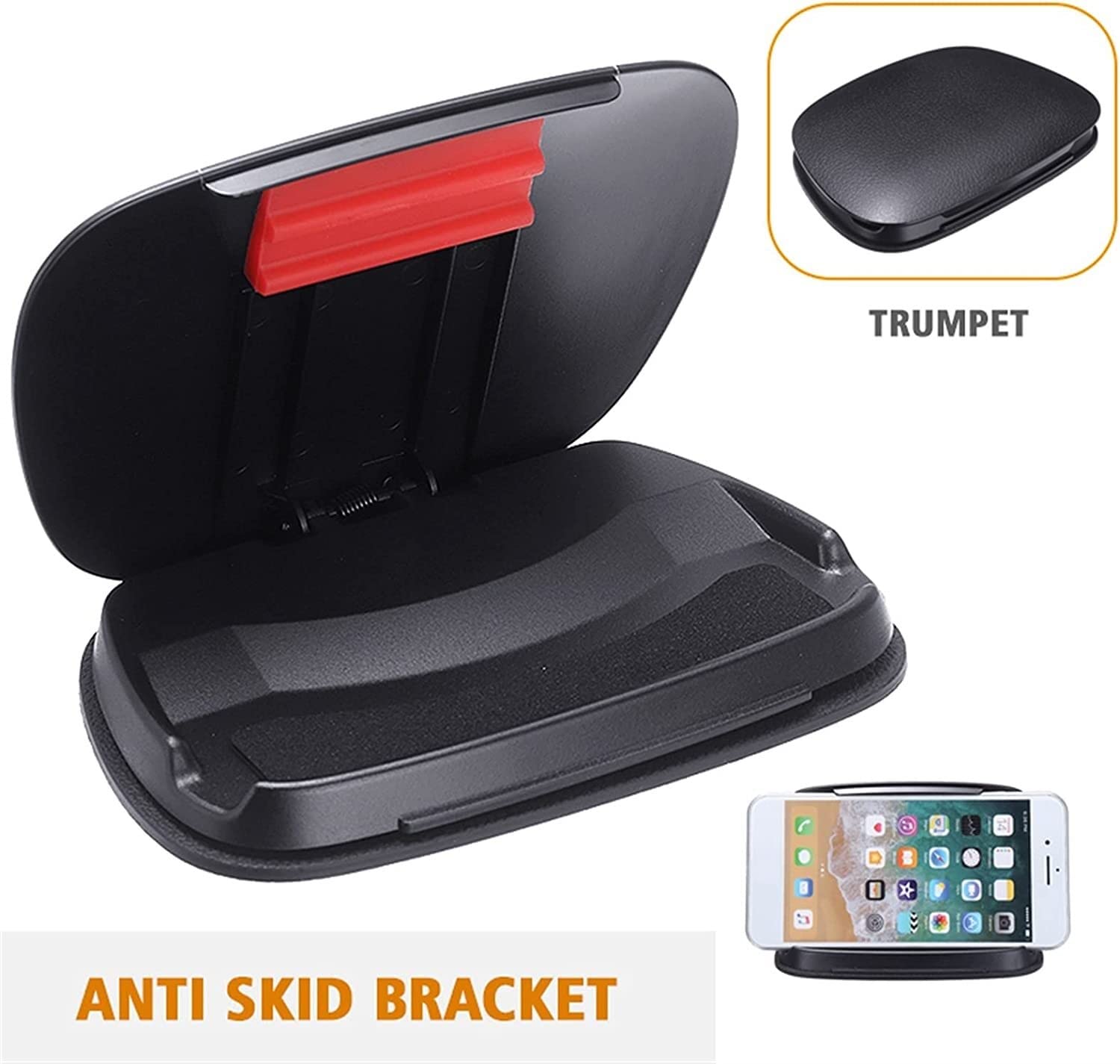Porta Cellulare Auto, Supporto Universale per cruscotto per Auto Supporto per Culla Supporto Antiscivolo Adatto per Accessori Interni per Auto GPS Supporto Auto Universale