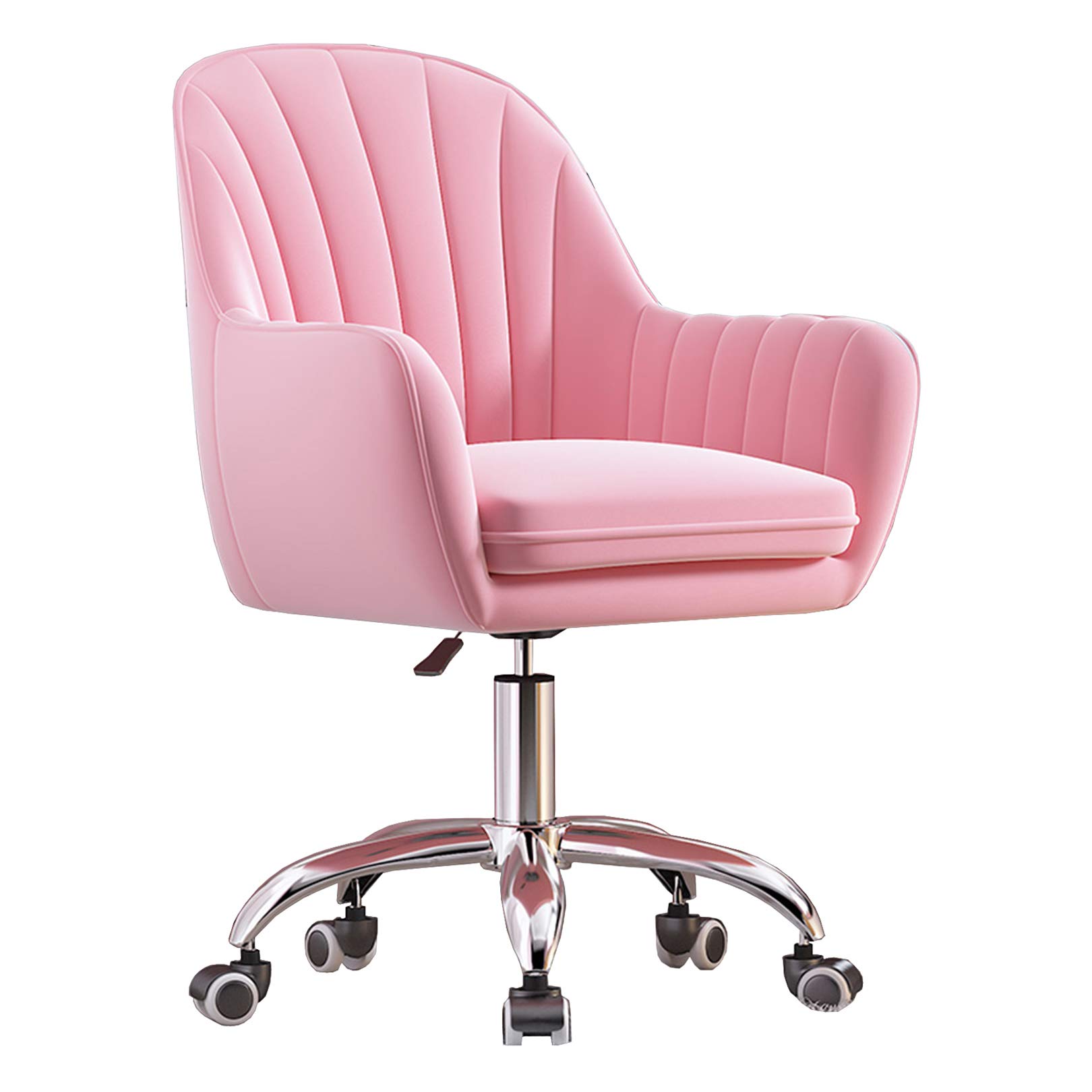 Chaise de bureau rembourrée en velours au design moderne et élégant