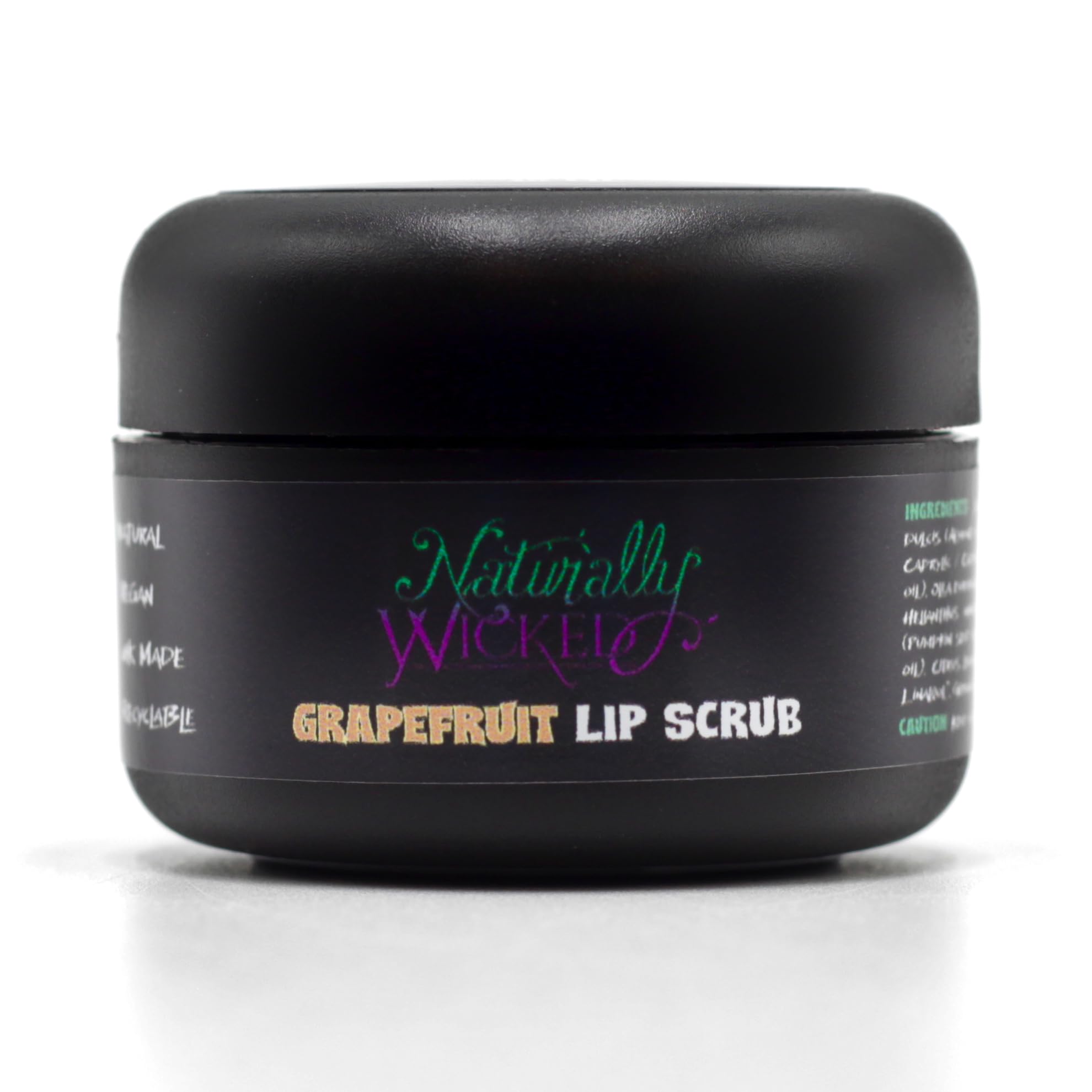 Grapefruit Lip Scrub | Natural & Vegan Sugar Exfoliant For Lips | 15ml
