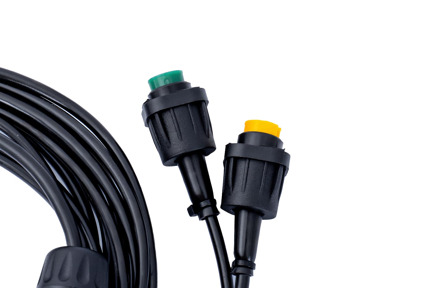 Mantes Cablaggio Elettrico Impianto Luci per Rimorchio Carrello Lunghezza 4 Metri Spina 7 PIN e 2 Connettori Baionetta 5 PIN per Fanali Posteriori 12V Universale Auto