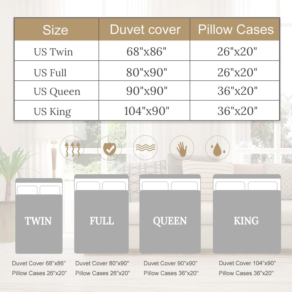 Sleepwish 4pcs Red Green Bohemian Duvet Cover Set Cal King Size for Kids Teens Mandala Bedding Set Soft Romantic Boho Chic