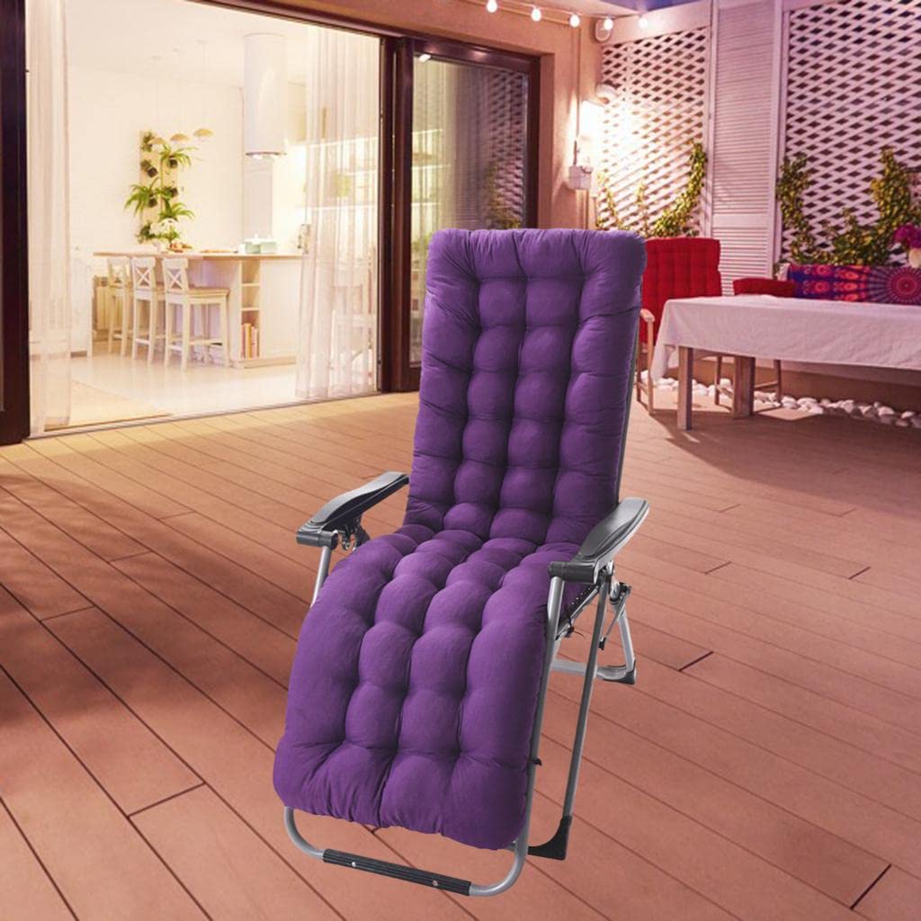 Coussin épais pour Fauteuil Inclinable, Tapis de Chaise Haute, Coussins de Chaise Longue, Décorations D'intérieur et D'extérieur, Violet B