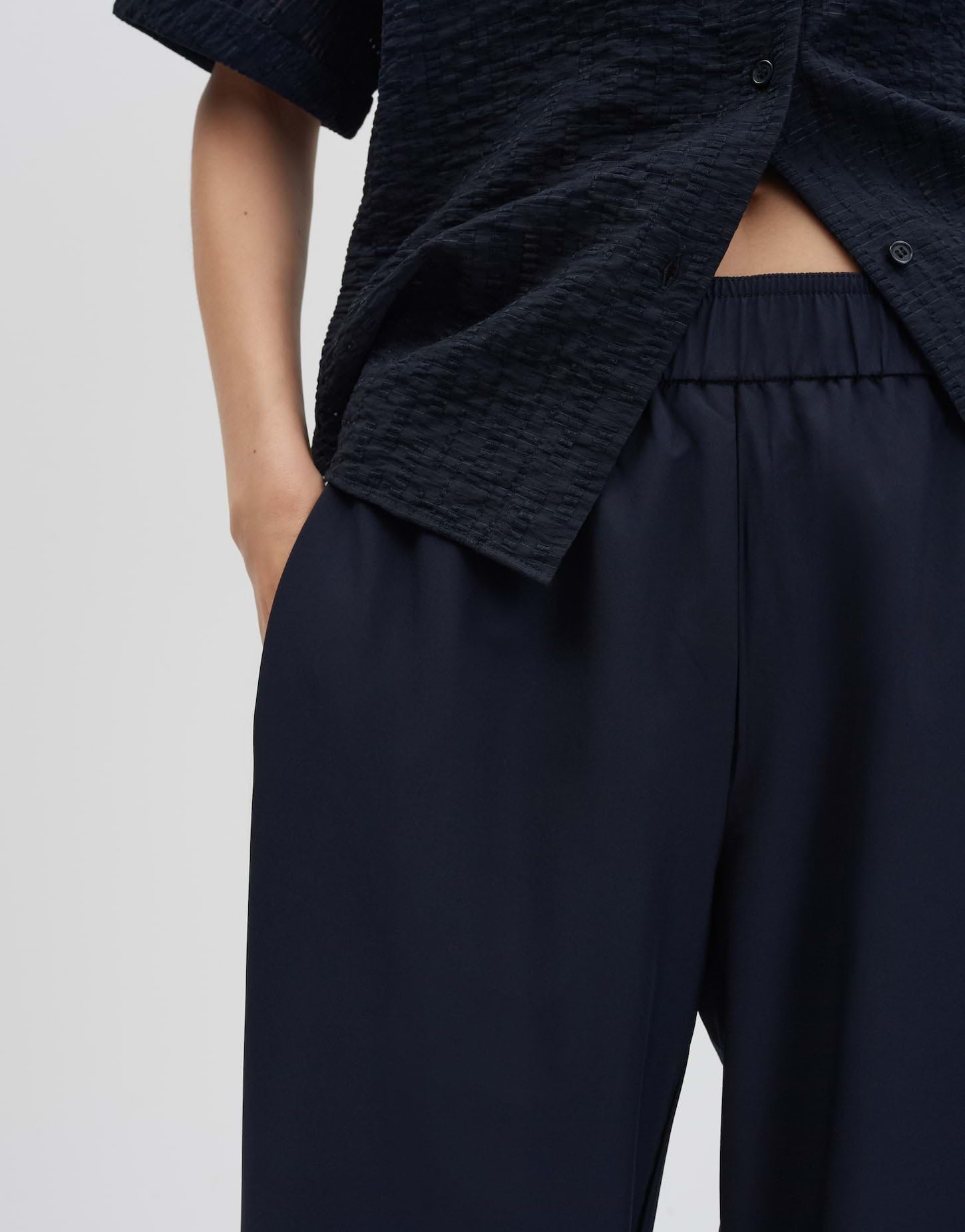 someday Damen Wide Leg Pants | Schlupfhose Charlie Wide Ease mit Komfortbund