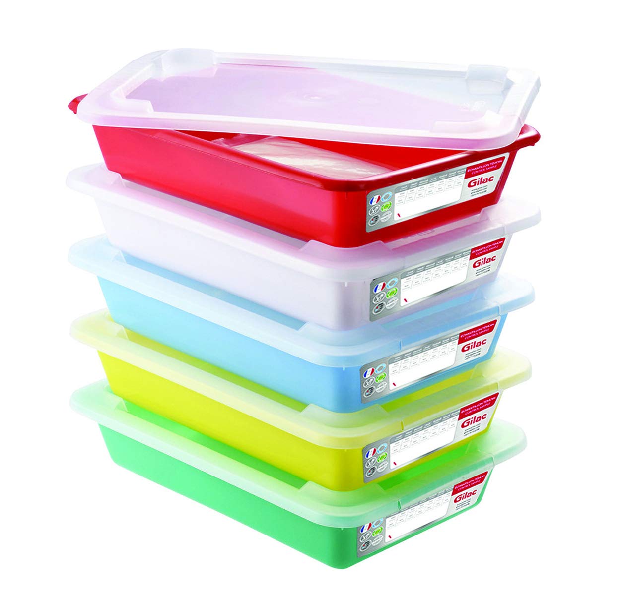 PEGANE Set de 5 Bacs pour Plats témoin