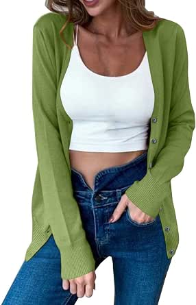 Women's Vintage Ethnic Print Button-Down Cardigan – Long Sleeve Lightweight Knit Sweater For Fall & Winter