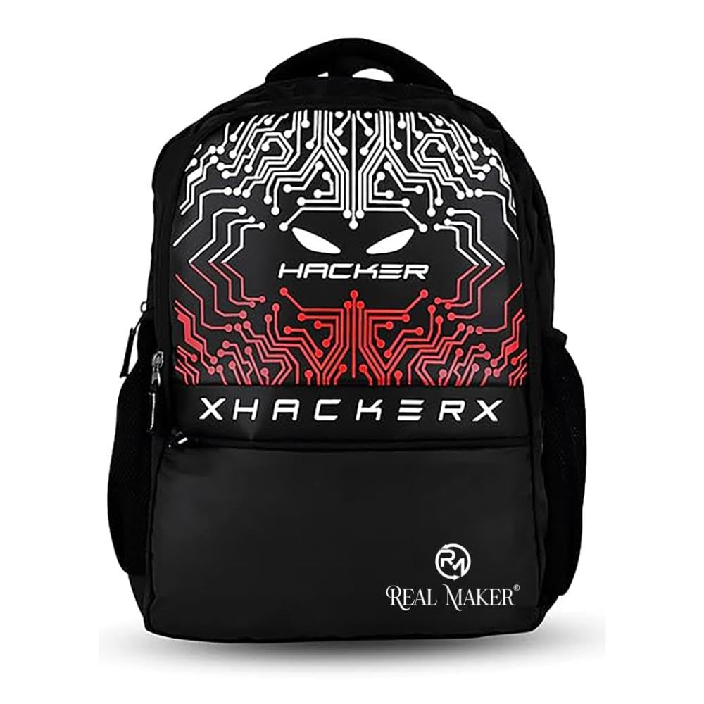 Print Backpack for Boys & Men, 45L Water Resistant Laptop Bag with 3 Compartments & Organizer Pockets, Stylish College School Travel Backpack-image-0
