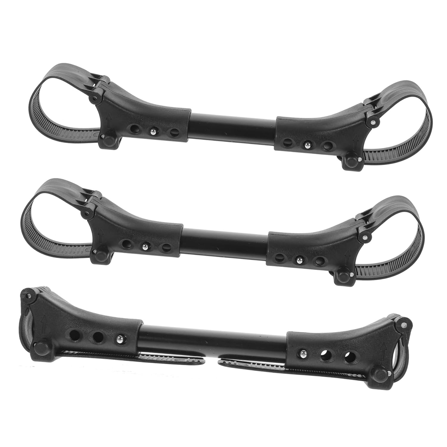 3pcs Twin Stroller Connector Universal for Umbrella Stroller Pram Adjustable for 2 Pushchairs