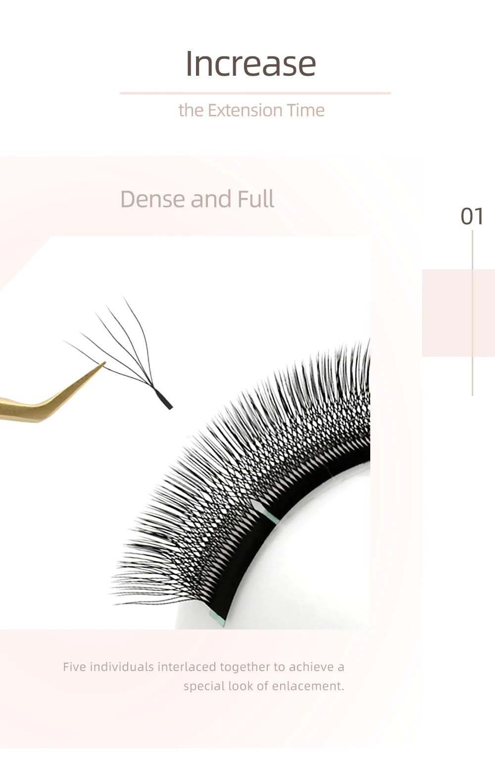 NAGARAKU 5D W Eyelash Extension 0.07mm 5D Volume Matte Black Premade Cluster Fans pre Fanned yy Eye Lashes (8mm, 0.07 D) 1