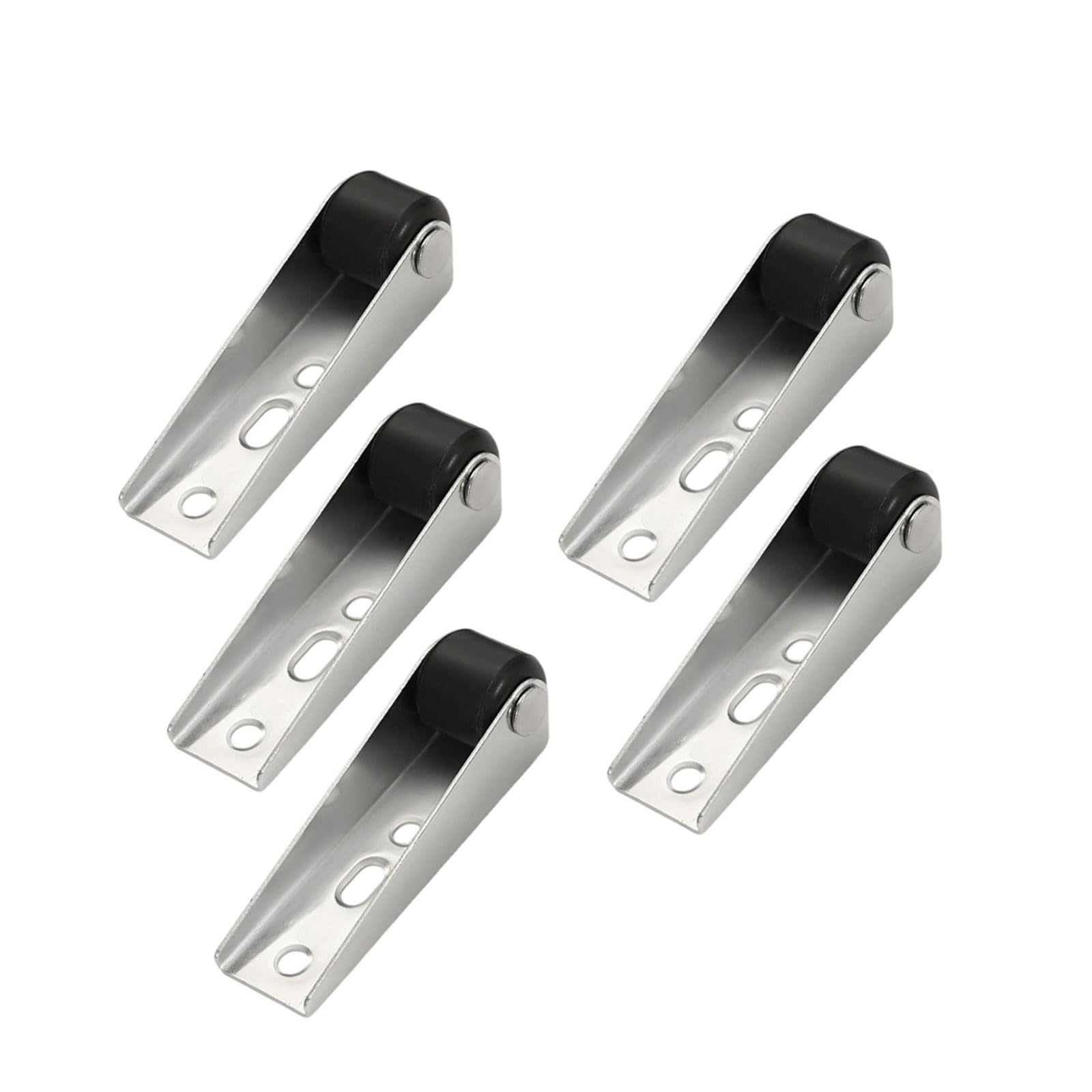 5Lots Smooth Gliding Door Hinges Wheel Noiseless Rolling Wheel Quiet Gliding Casters for Cabinets and Wardrobes Wardrobe Rollers
