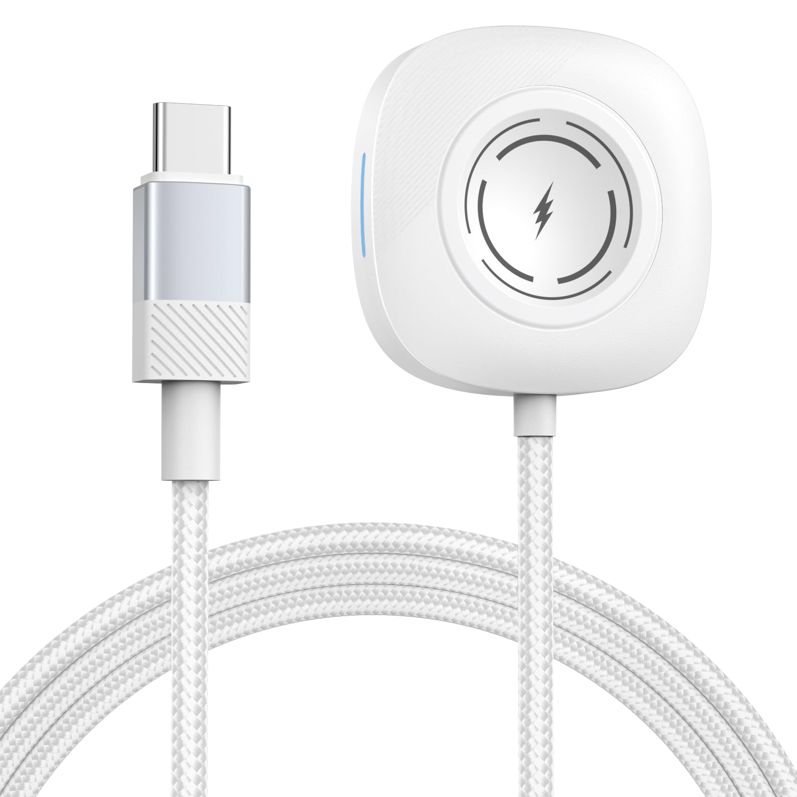 ???????????????? ???????????????????????????????? for Apple Watch Charger Magnetic Fast Charging Cable [USB C ] Magnetic Wireless Charging Compatible with iWatch Series Ultra/10/9/8/7/6/SE/5/4/3/2-[3.3FT] White