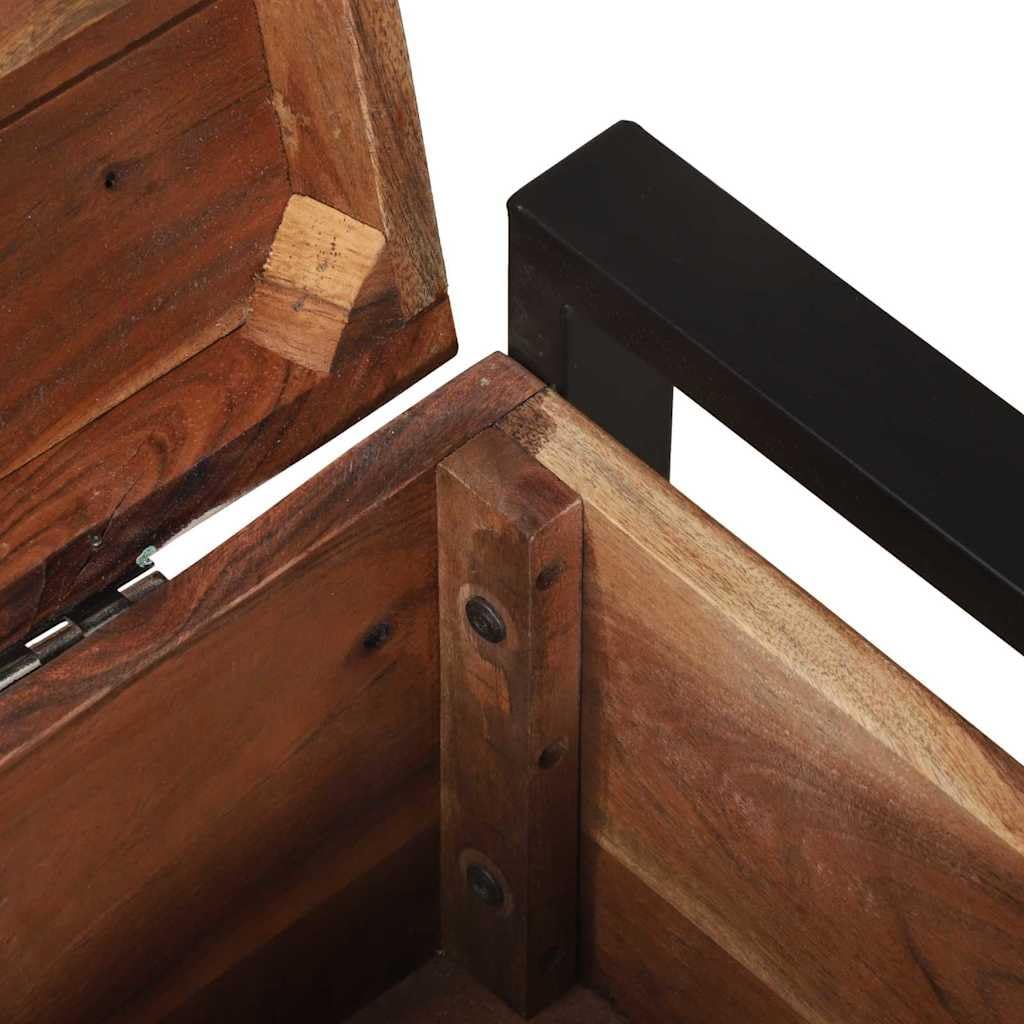 vidaXL Aufbewahrungs-Truhen Mehrfarbig 60 x 30 x 30 cm | Jede Menge Platz, um alles ordentlich zu halten, Rustikaler Charme, der jede Einrichtung aufpeppt,