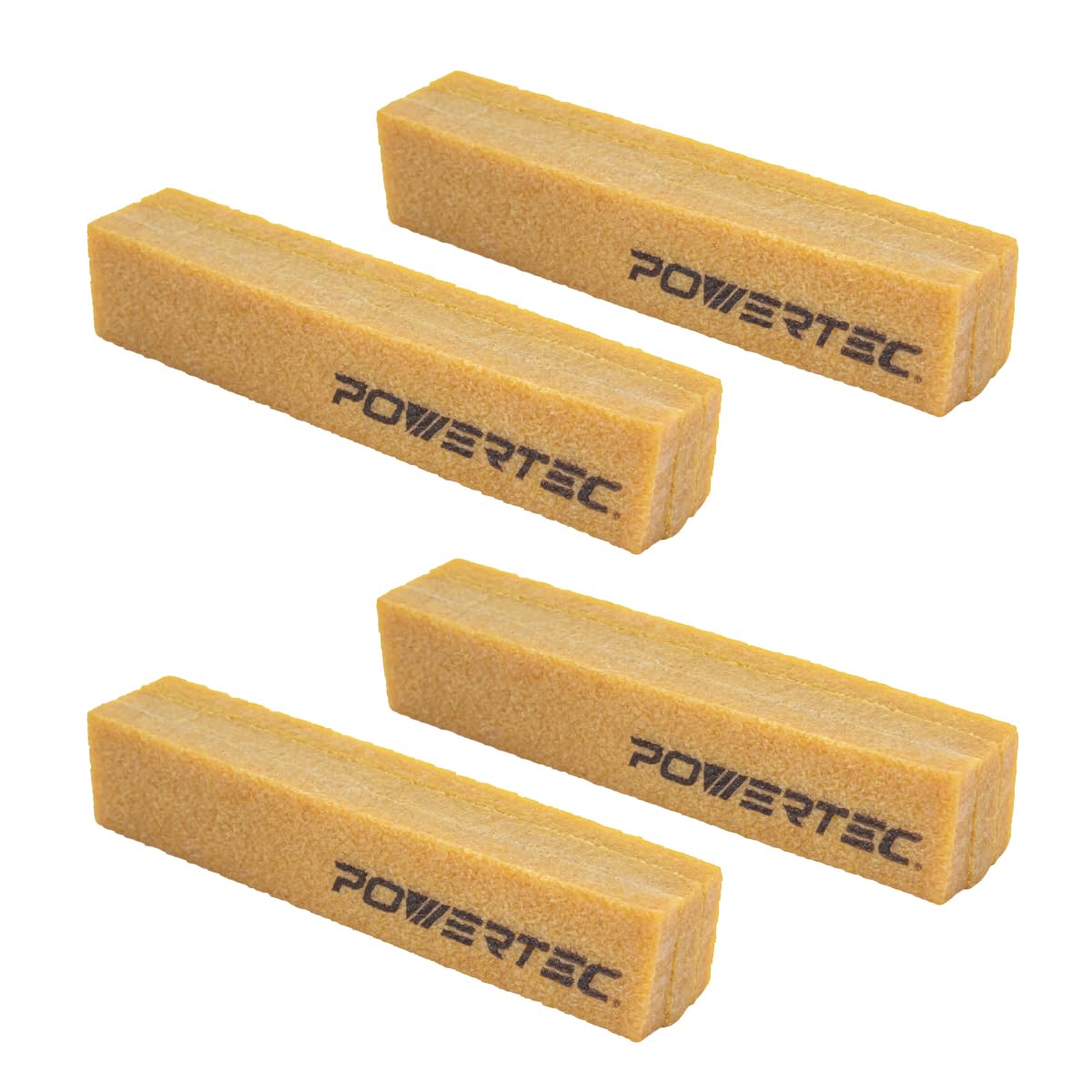 POWERTEC 71002-P4E Bastone di pulizia abrasivo per nastri e dischi abrasivi 8-1/2" 4PK | Gomma in gomma naturale - Strumenti per la lavorazione del legno per levigare la perfezione