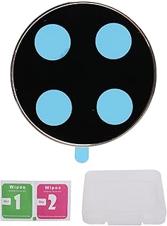 Zyyini Protetor de lente Mate30 Pro/V30 Pro, capa de vidro temperado para câmera traseira, película protetora de lente de câmera de celular, HD/à prova de poeira/arranhões (mate30 Pro (ouro preto)