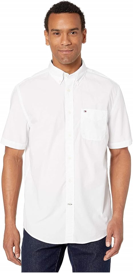 Tommy Hilfiger Mens Big and Tall Button Down Short Sleeve Shirt Maxwell :  Amazon.ca: Clothing, Shoes u0026 Accessories