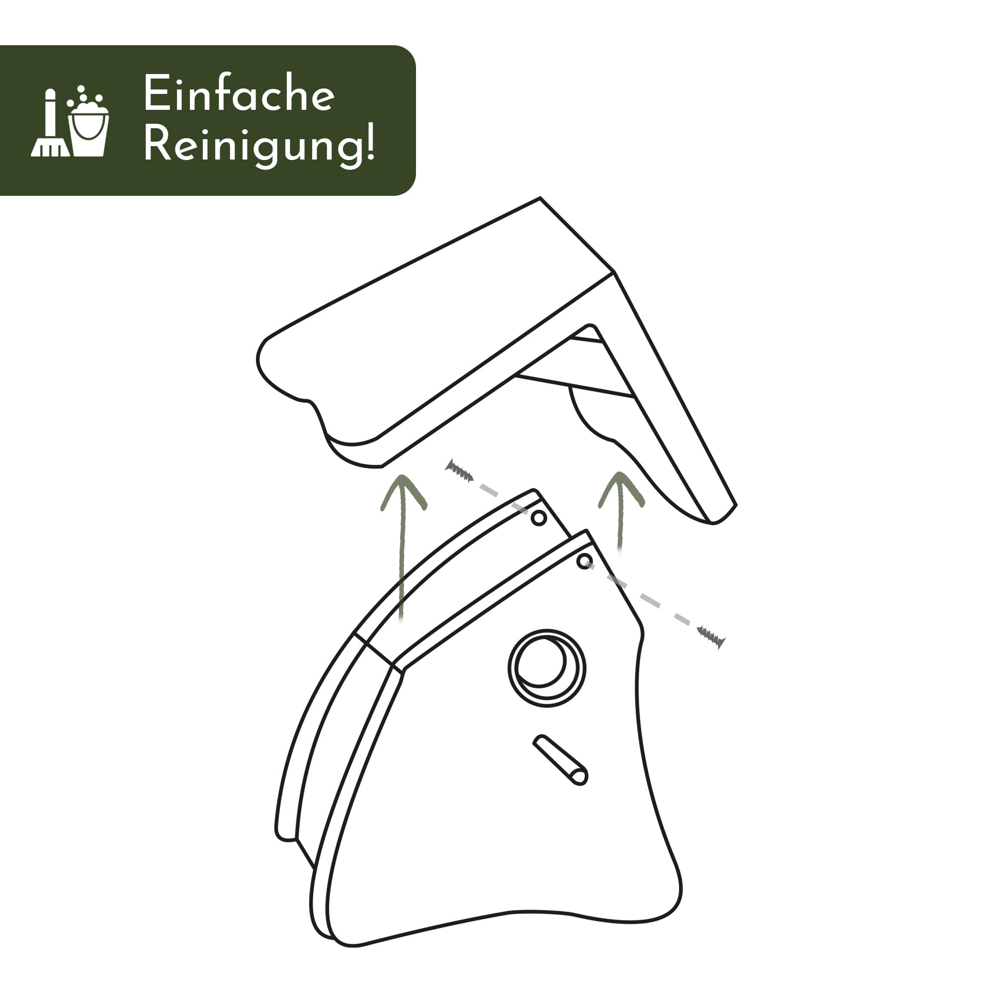 Nistmini VIEL GLÜCK, eisblau