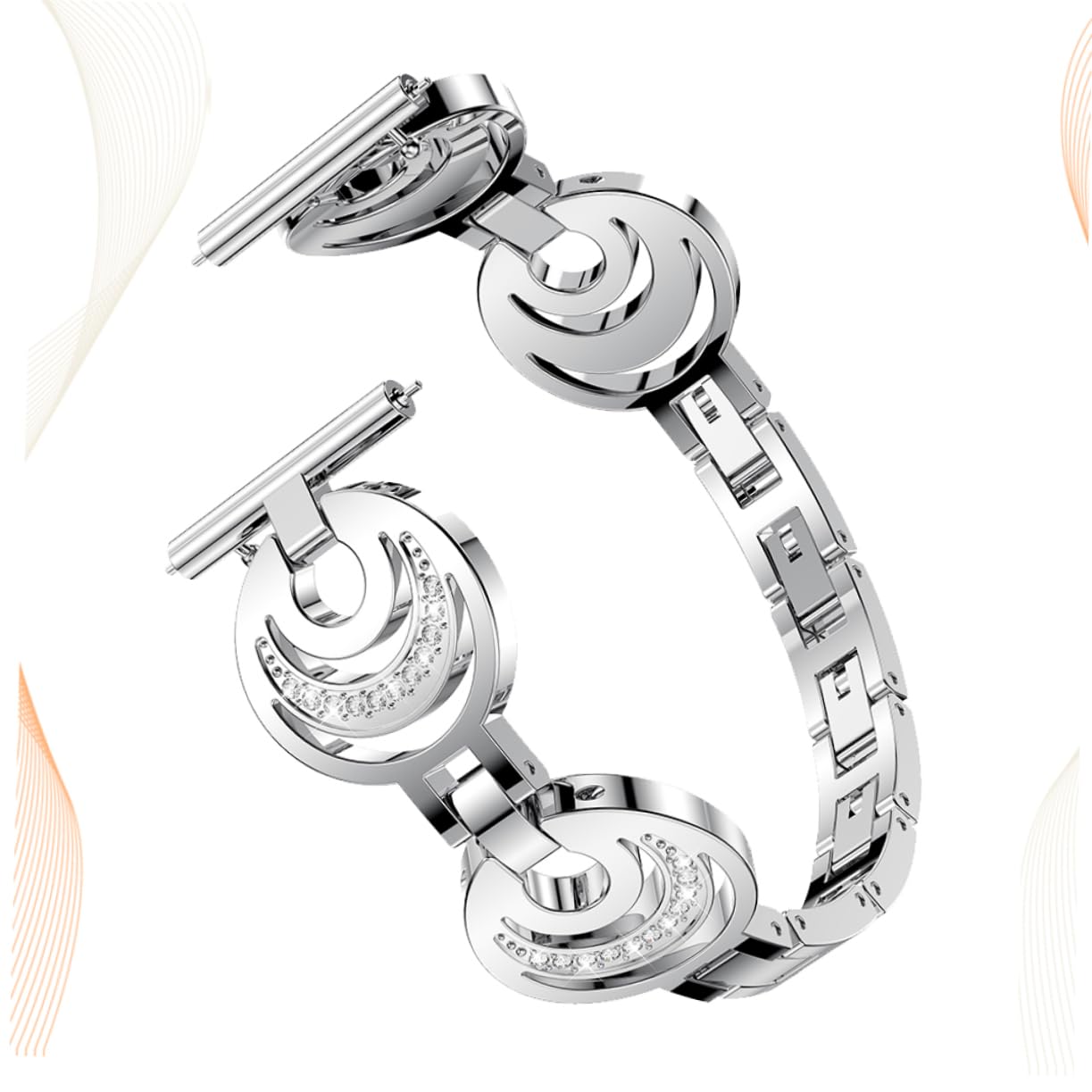 Gatuida 3 Piezas Pulsera De Reloj Banda De Reloj De Cristal Correa De Reloj 2 Banda De Reloj Bling Banda De Reloj De Reloj Banda De Reloj Inteligente Sol Estrella Estilo