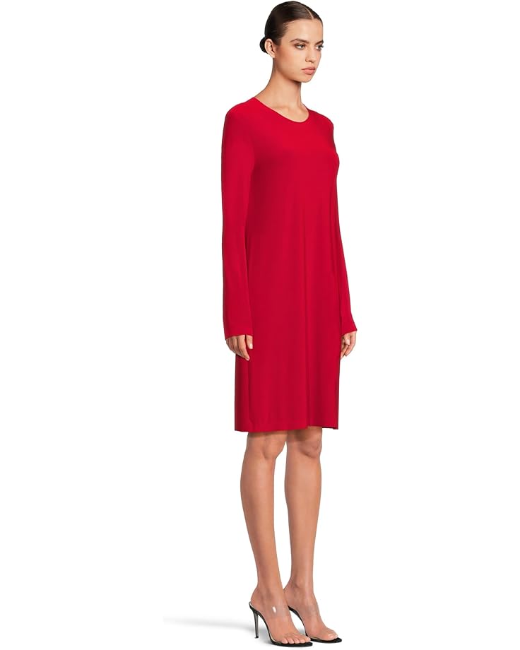 Norma Kamali Long Sleeve Crew Dress To Knee - #2 of 4